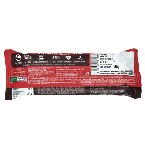 RiteBite Max Protein 10g Protein Bar Choco Berry
