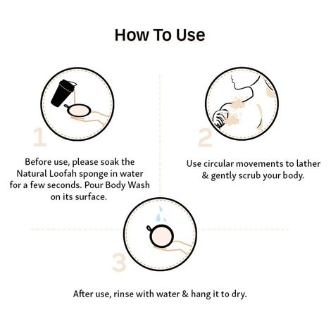 mCaffeine Natural Loofah