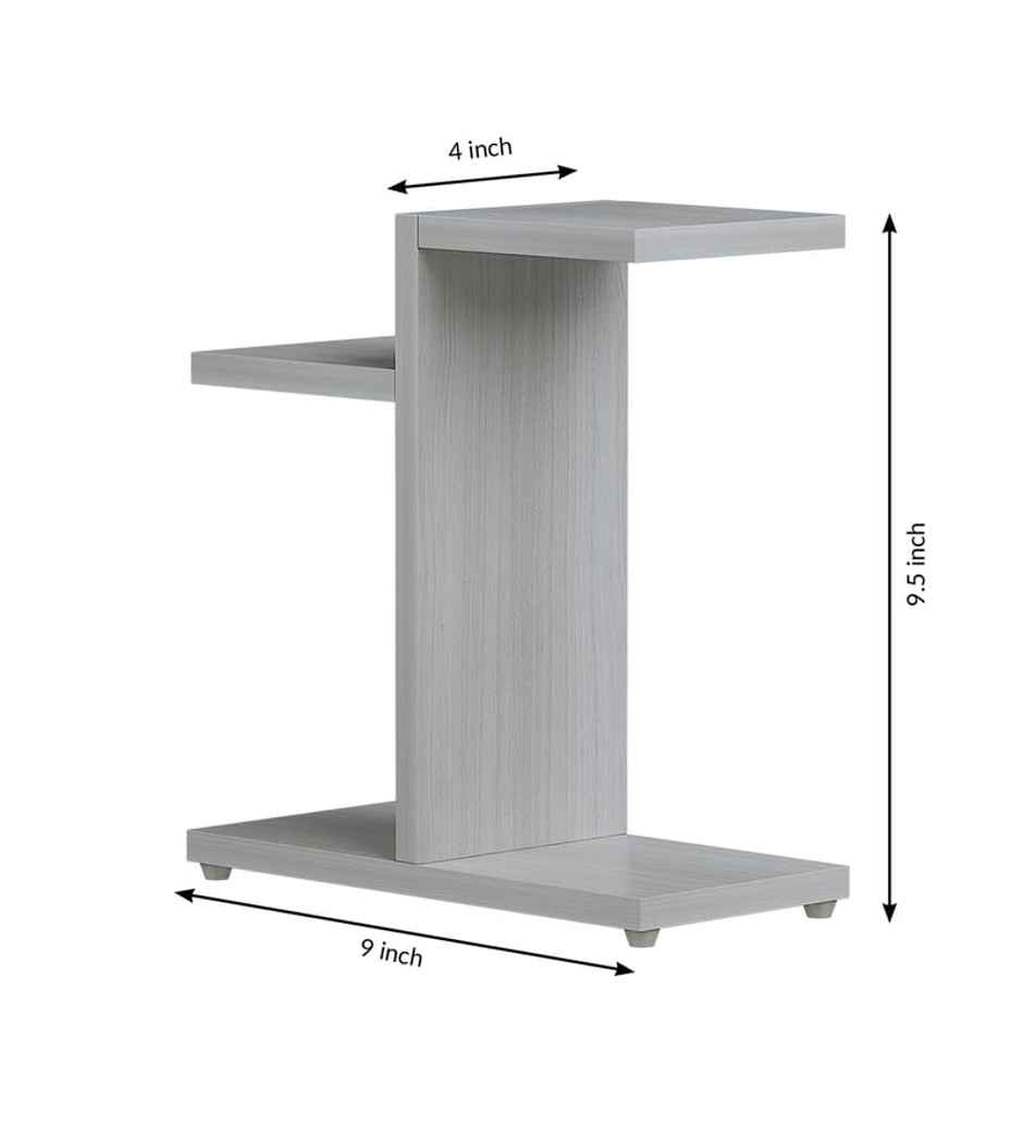 Casacraft by Pepperfry Grey Engineered Wood Planter Stand
