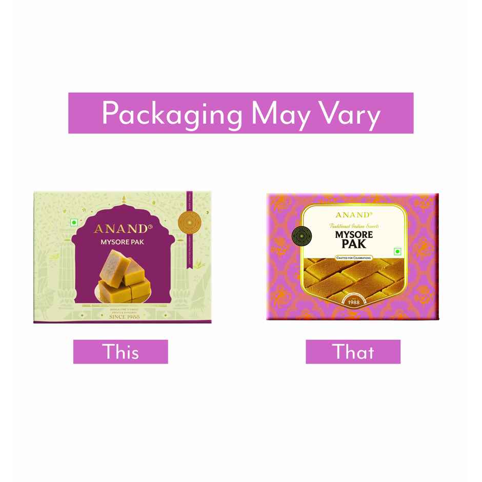 Anand Sweets Mysore Pak | Delicious & Classic