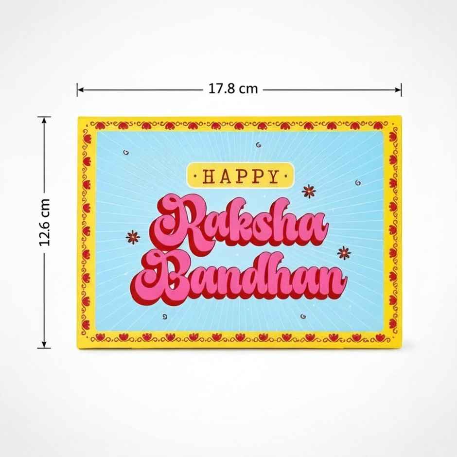 Evil Eye Rakhi Greeting Card | Hug Card | Pack of 1 | Happy Mail