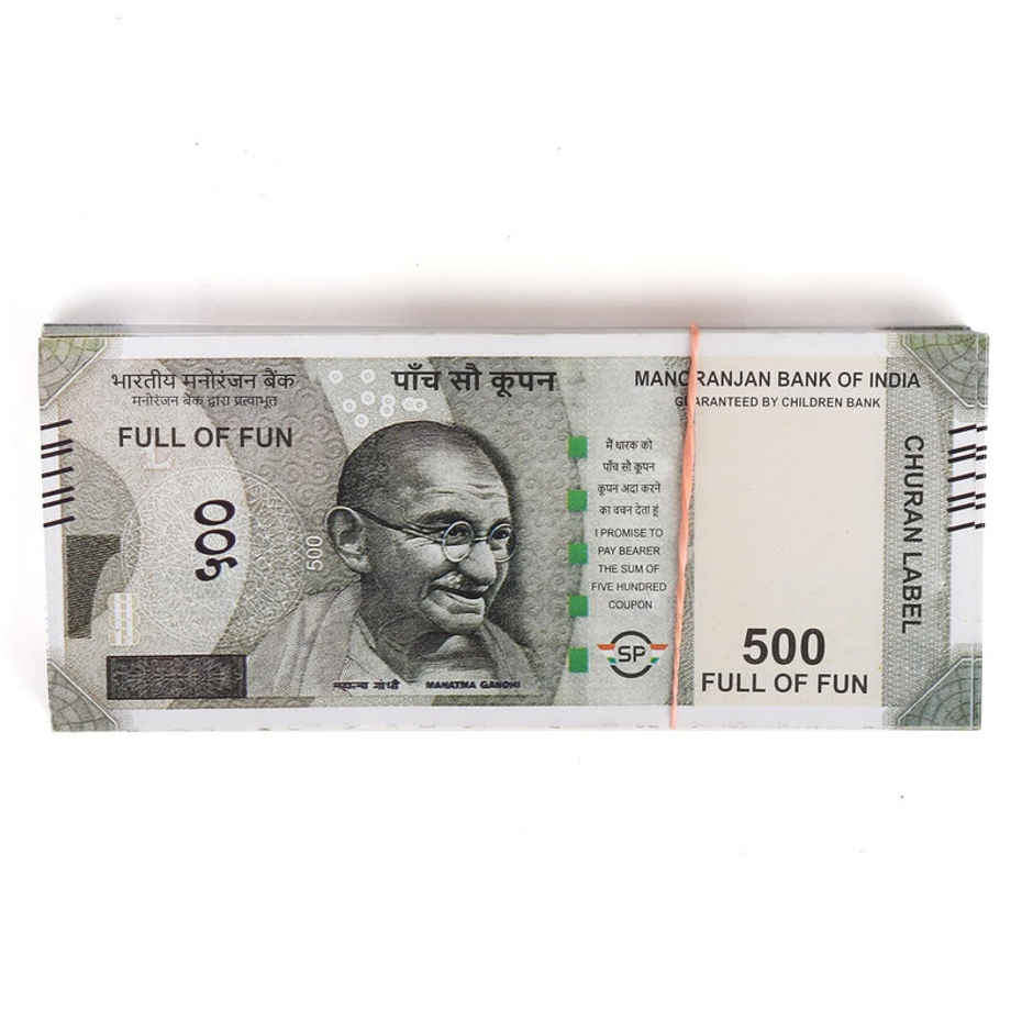 Fablue Educational Atrficial Money Play Notes for Kids -120 Pieces (6x20 pcs, Multicolor)