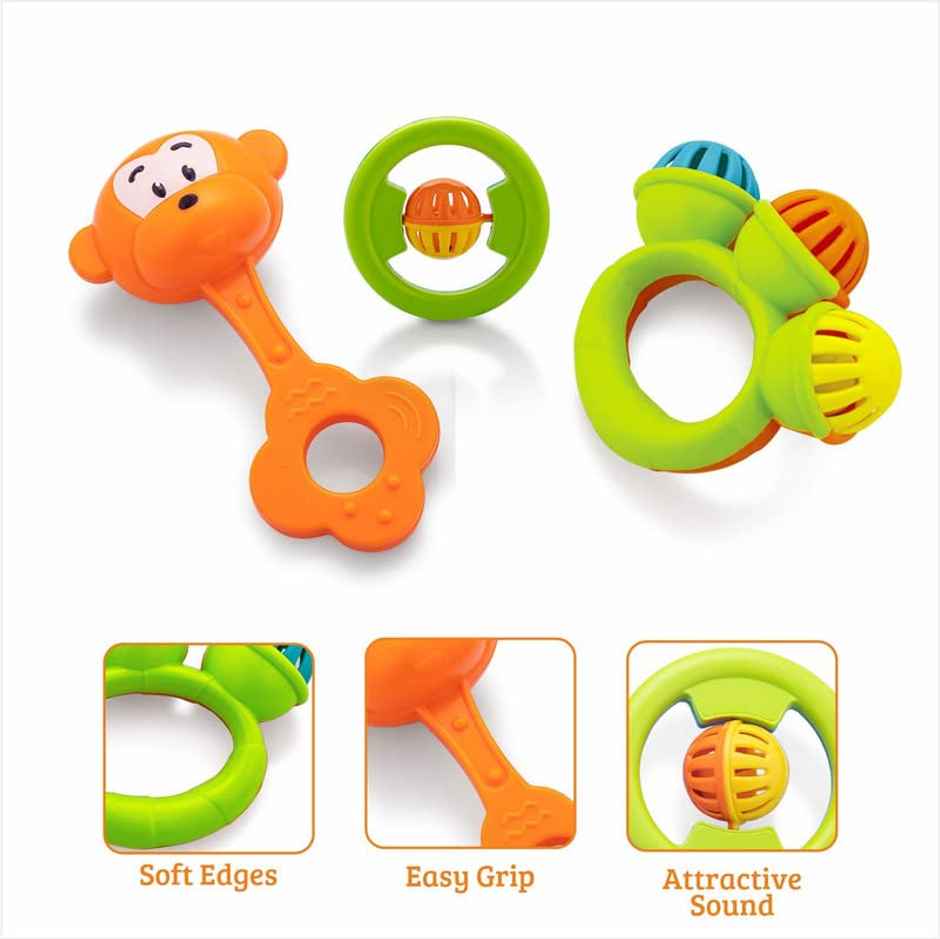 Storio Infant Acrylonitrile Butadiene Styrene (Abs) So Sweet Rattle | Multicolour