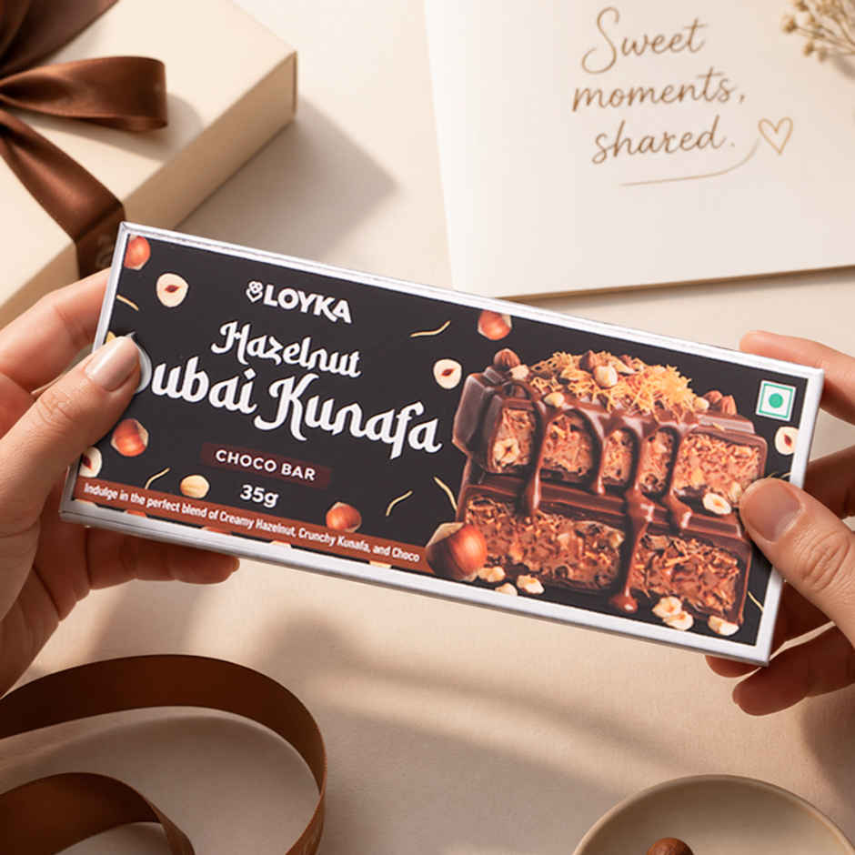 Loyka Hazelnut Dubai Kunafa Choco Bar
