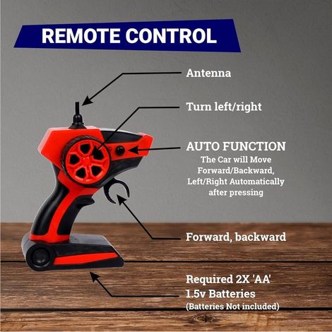 Fablue Rock Crawler Remote Control Car For Kids - Off Road Car Toy For Kids