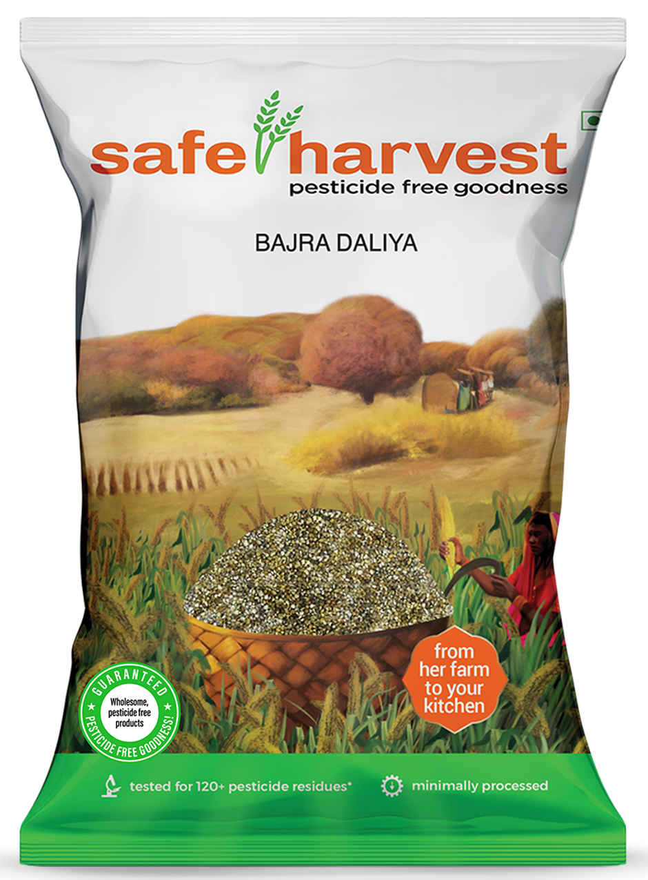 Safe Harvest Pesticide-Free Bajra Daliya | Gluten Free