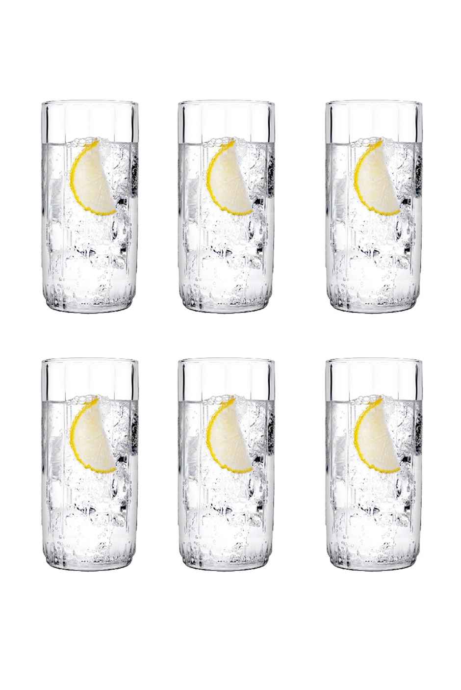 Pasabahce Leia  Long Drink Tumbler | 310 CC | 6 Pcs Set