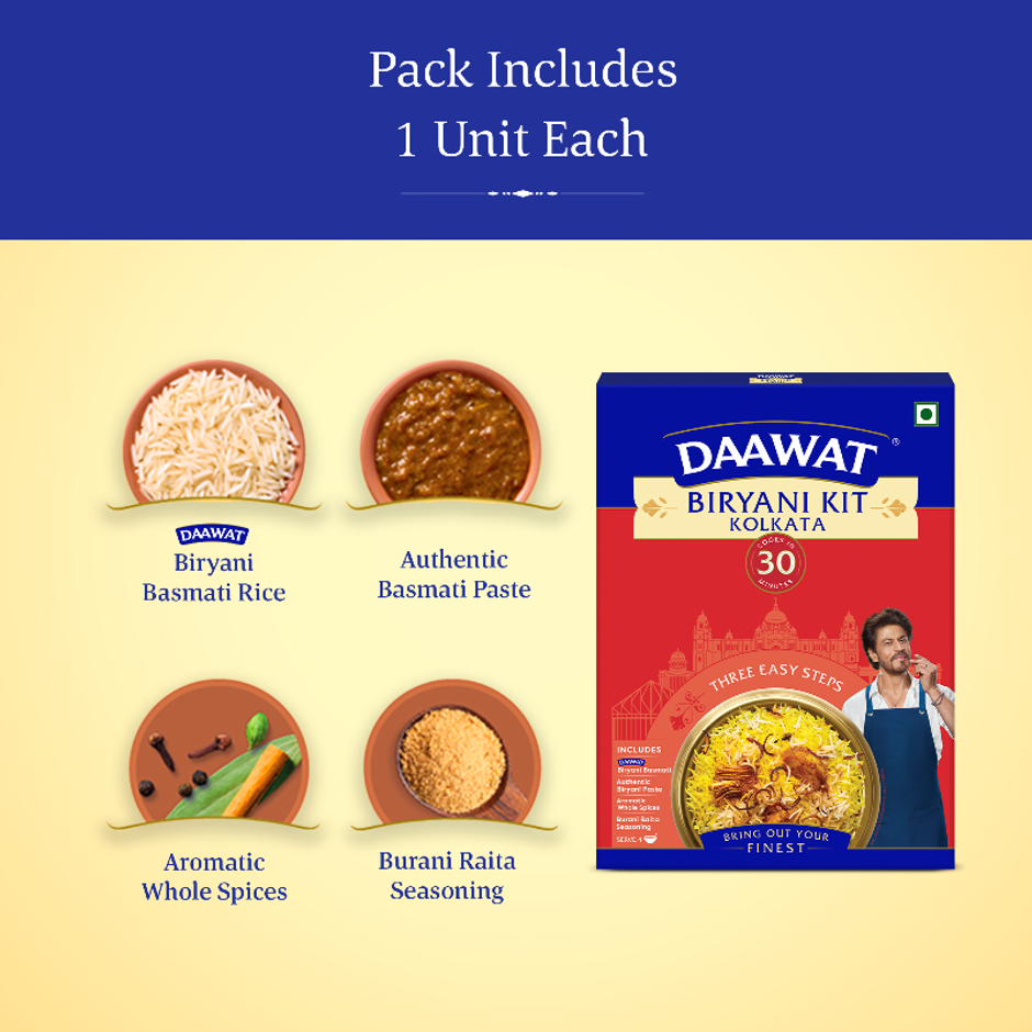 Daawat Biryani Kit Kolkata Ready to cook