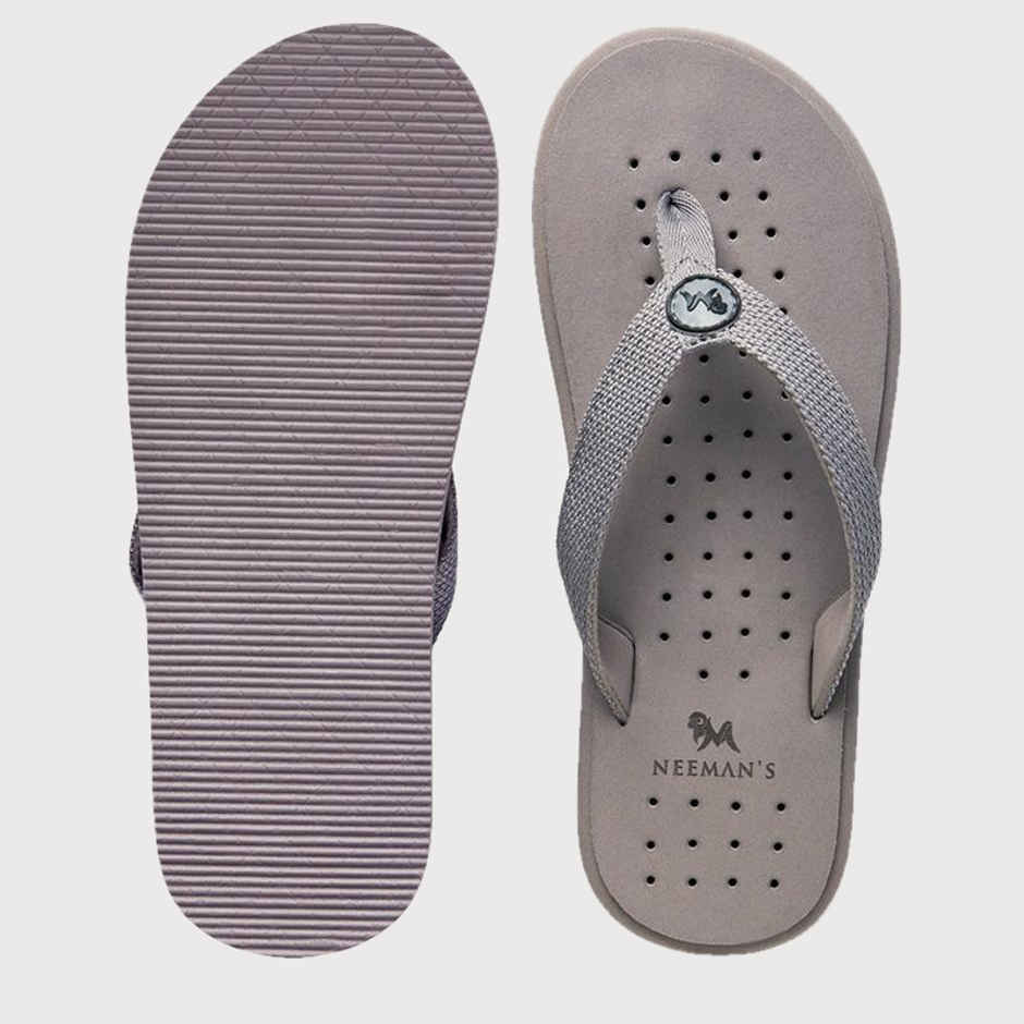 Neeman's Eco Flips | Pebble Grey | Size-8