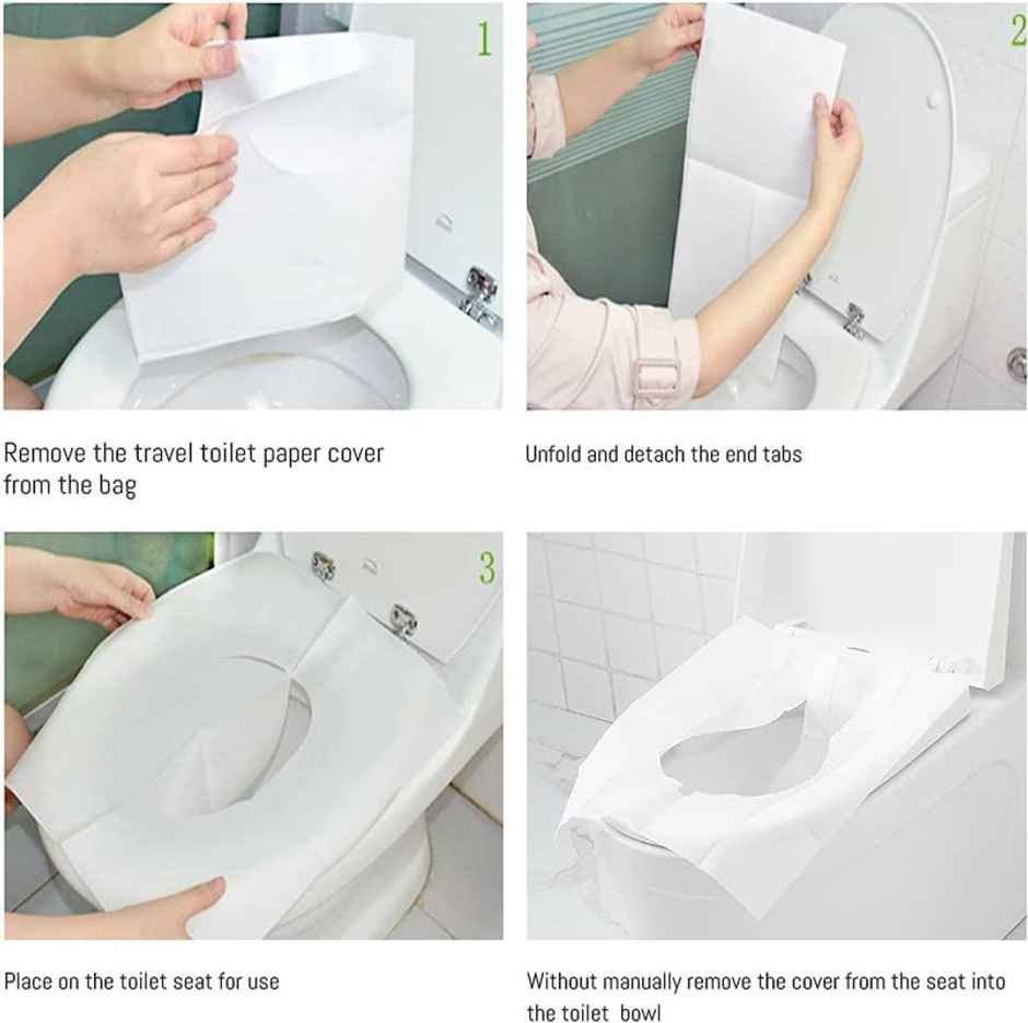 Softouch Disposable Toilet Seat Covers 20 Sheets Hygienic And Convenient Toilet Covers For Travel
