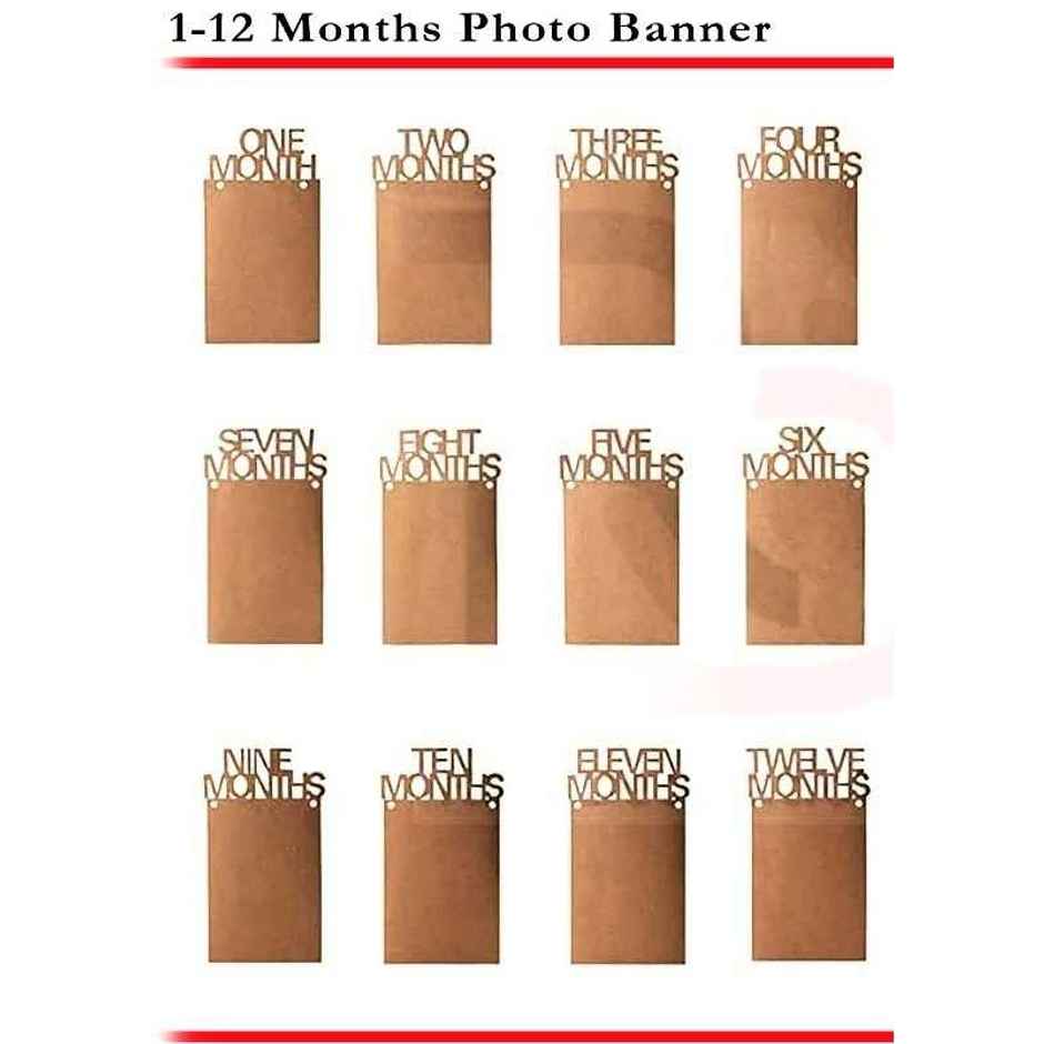 12 Months Baby Photo Banner | Let's Vybe