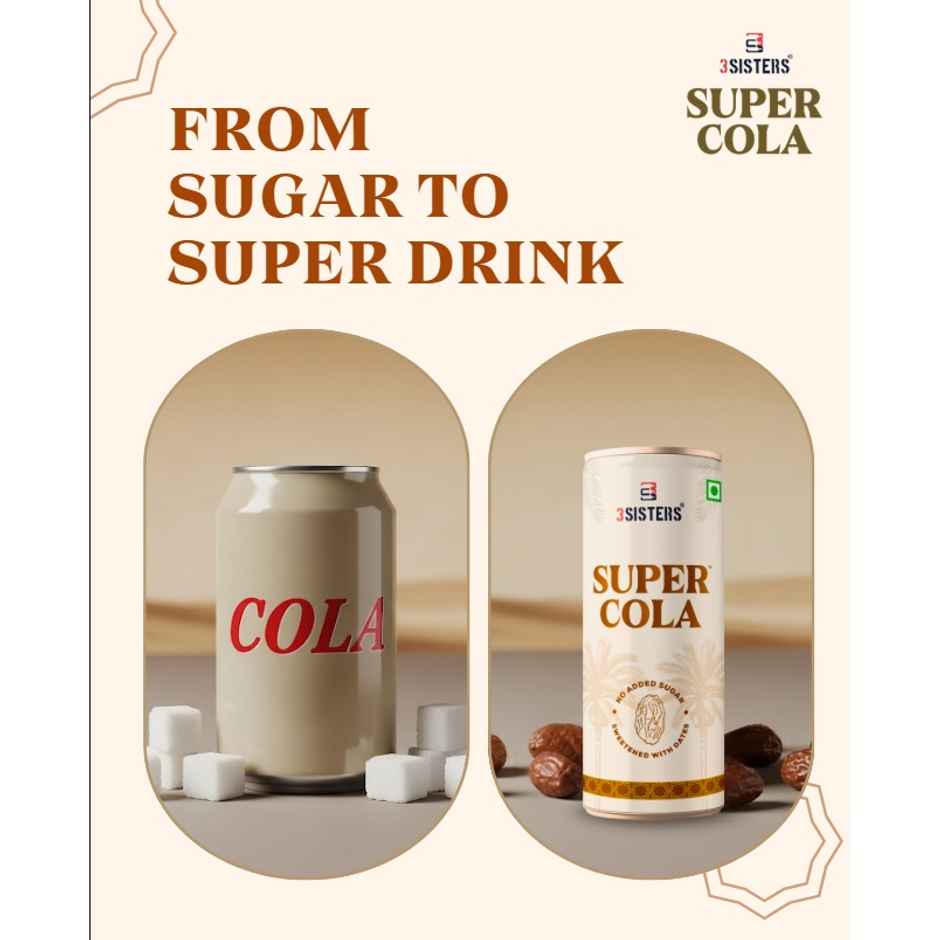 3 Sisters Super Cola | Powered by Dates