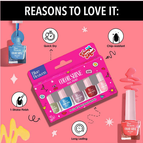 Blue Heaven Color Shine Nail Polish Kit - 9 To 5 Hustle