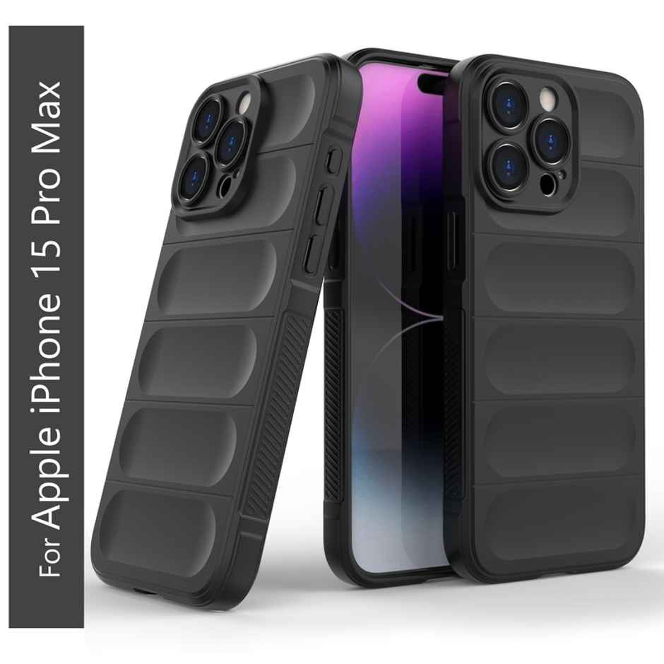 Kwine Case Apple iPhone 15 Pro Max Back Cover - Matte Finish Silicone Case