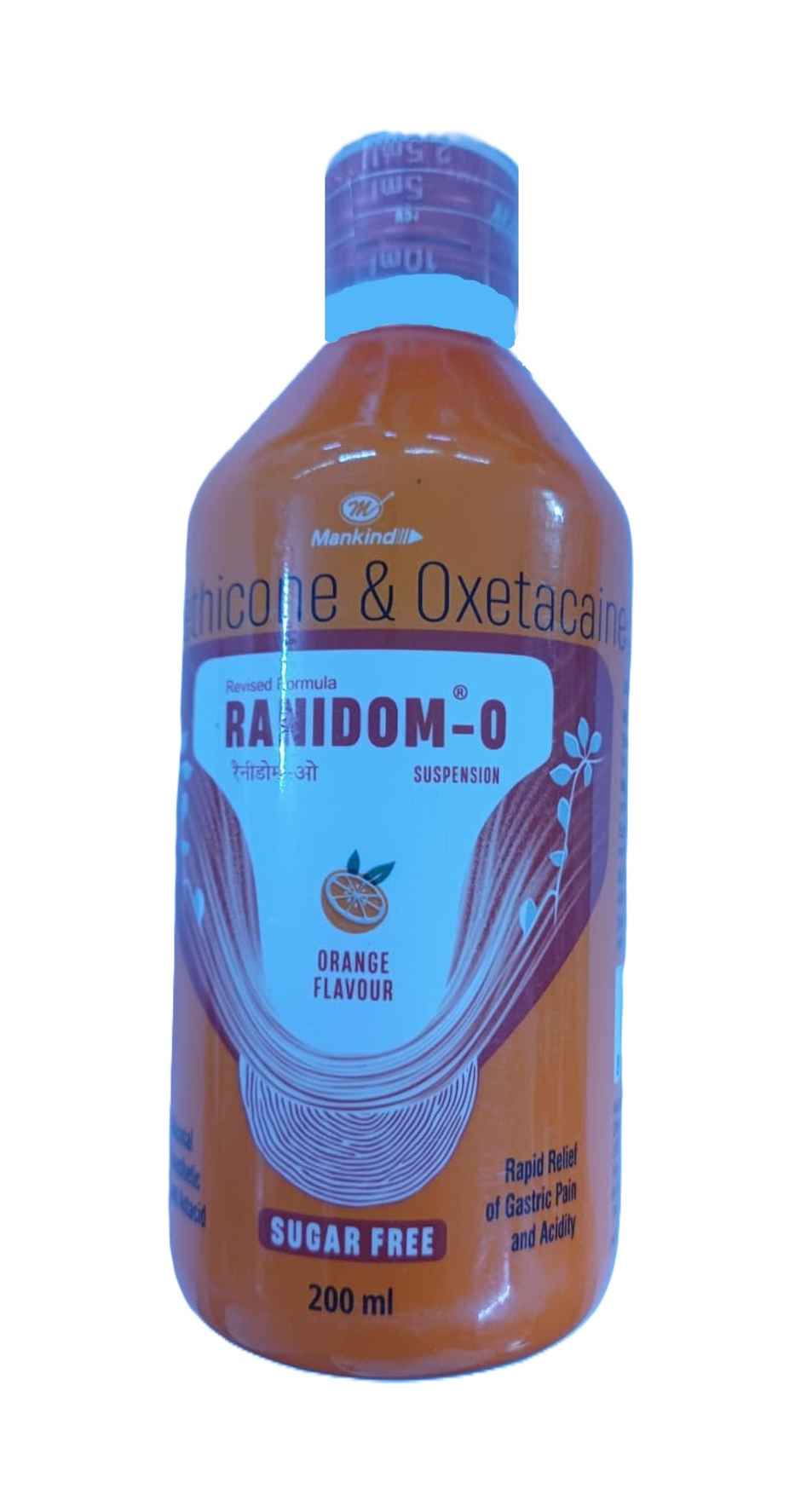 Ranidom-O Orange Flavour Sugar Free Oral Suspension