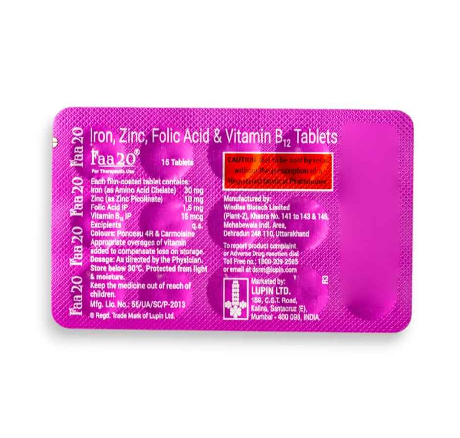 Faa 20 Tablet
