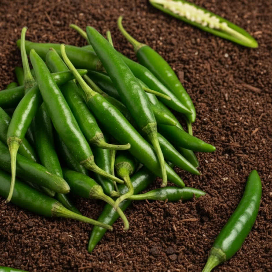 Organically Grown Chilli Green