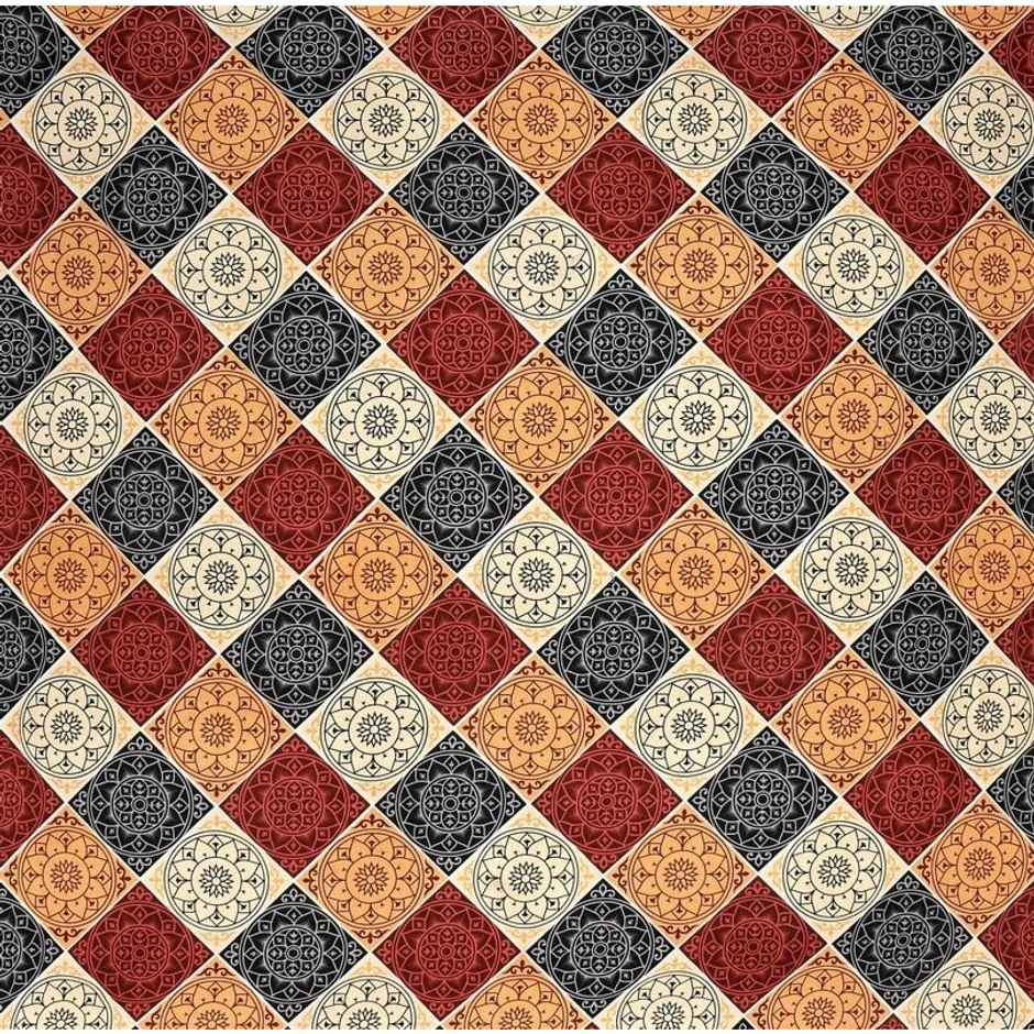 Swadeshi Style All Round Elastic Fitted Floral Print Double Bedsheets With 2 Pillow Covers