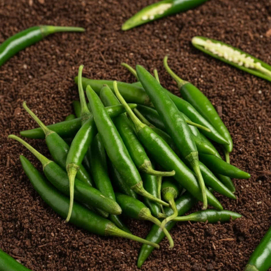 Organically Grown Chilli Green