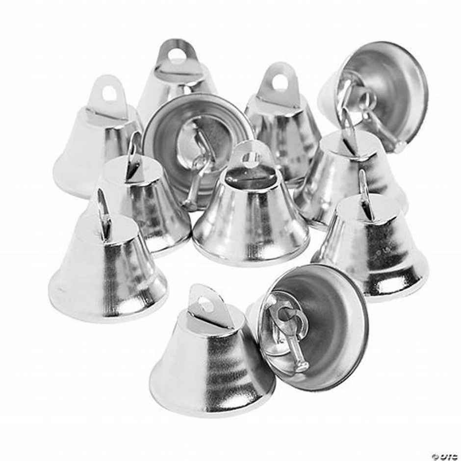 6 pcs Bell In Card 24 Opp Silver | Gullak
