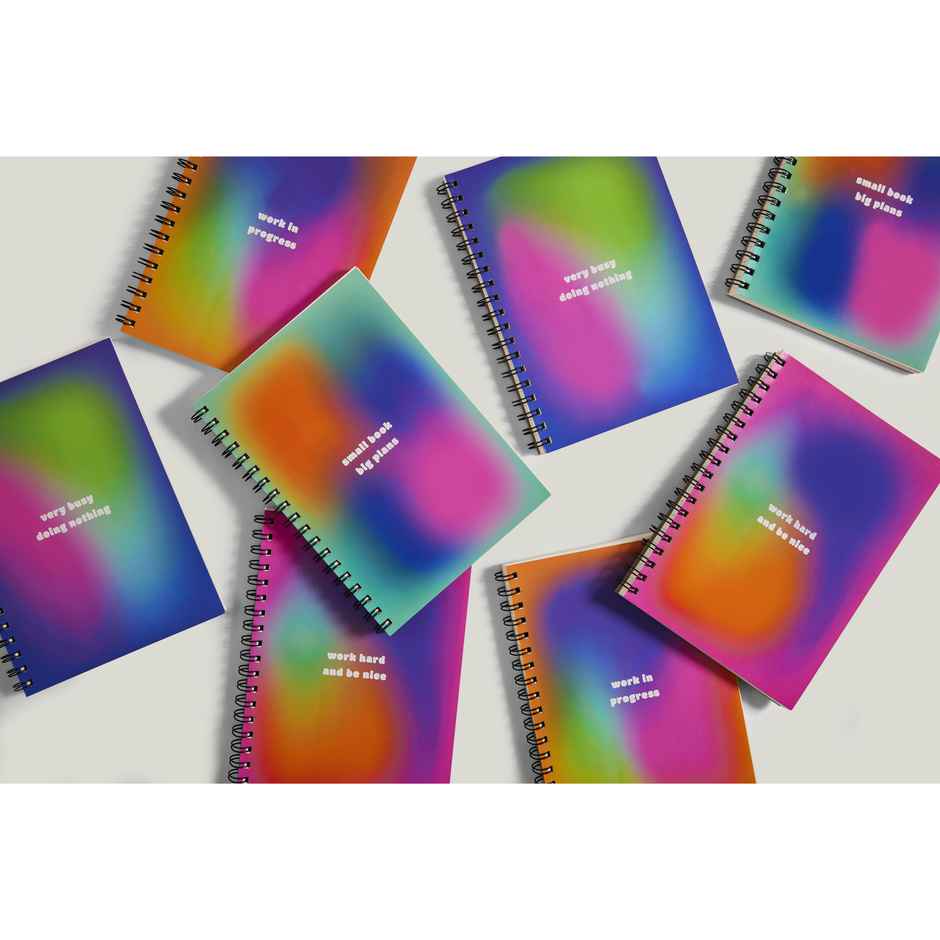 Tiger Notes Blur Series Notebook | B5 Size | 250 Ruled Pages | Natural Shade | Work Hard and be Nice