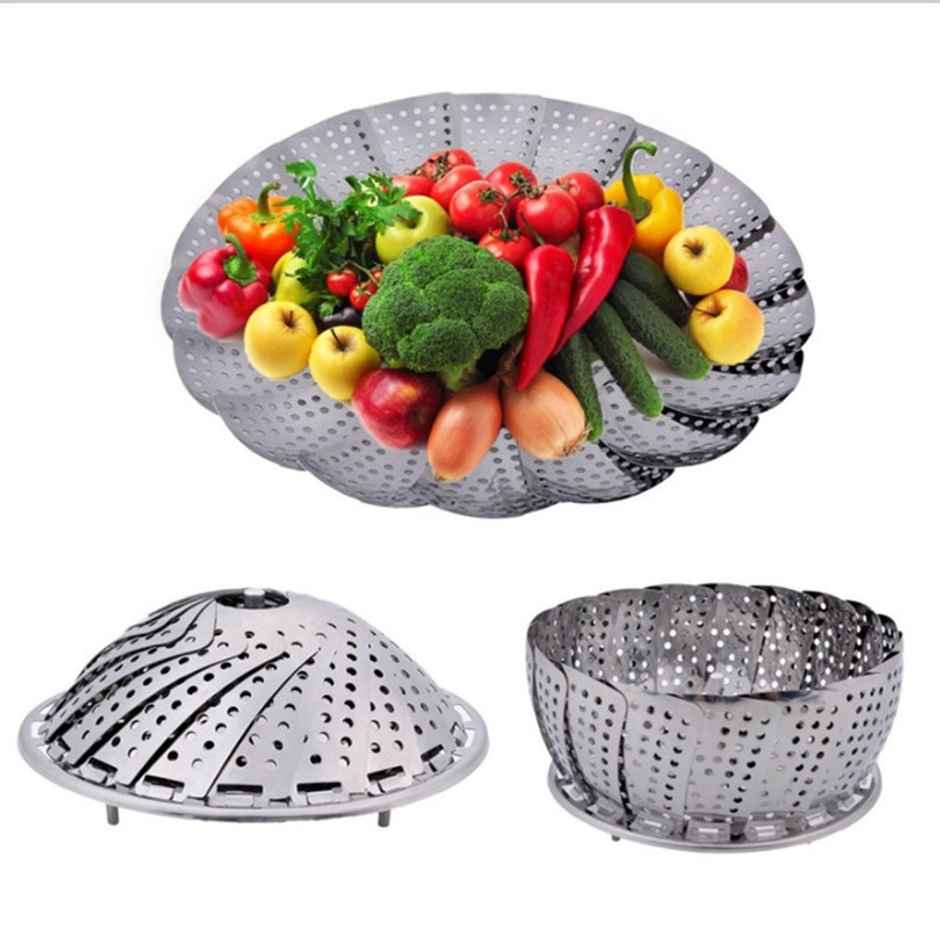 New Dawn Multi-Purpose Stainless Steel Momo Steamer Basket, Steamer Cooking Tool for Vegetables