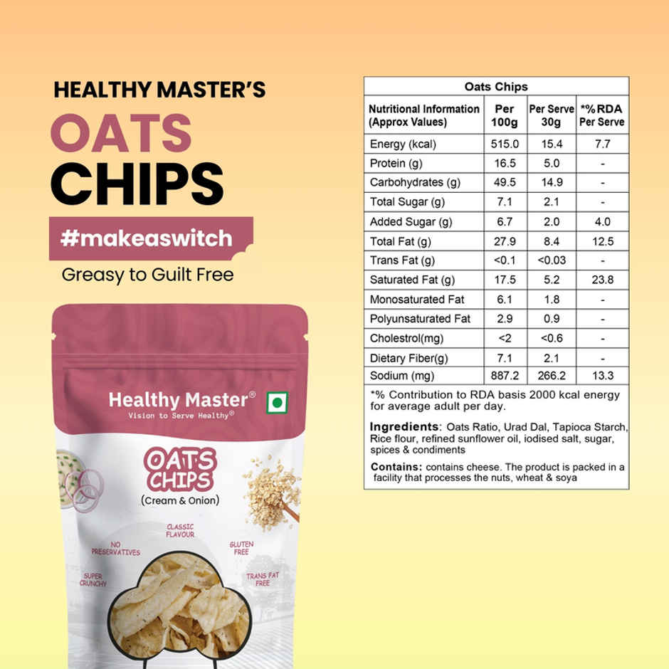 Healthy Master Oats Chips