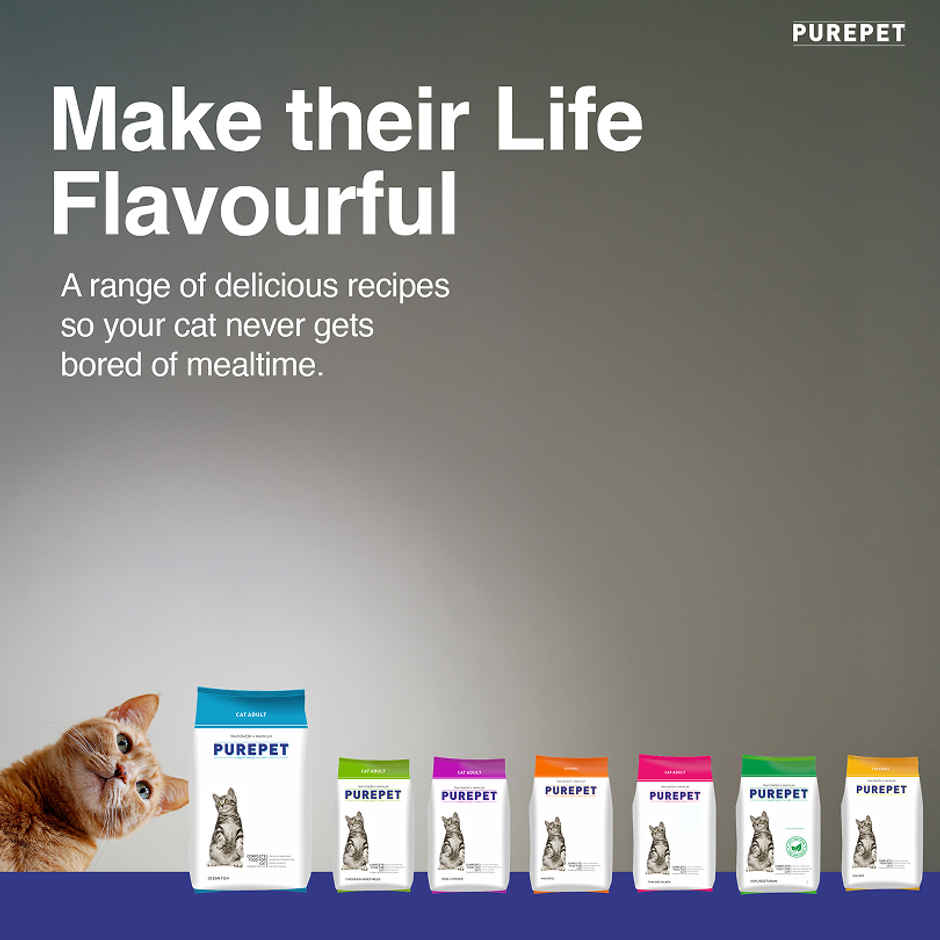 Purepet Ocean Fish Adult Dry Cat Food