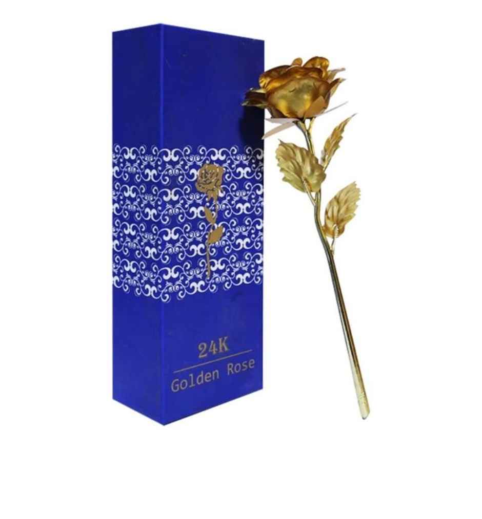 Gold Foil Rose (2x3)