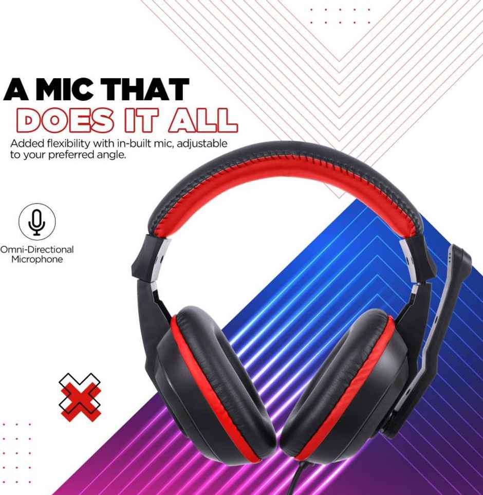 Nu Republic Viper Work N Wired Headphones - With Mic |  Volume Control