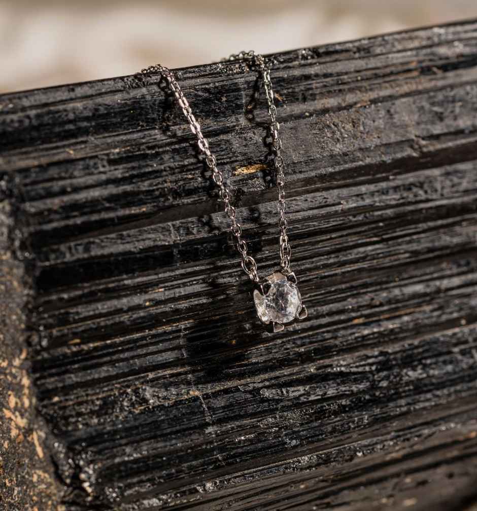 Silverfiire Sterling Silver 16Inch Dazzel Necklace