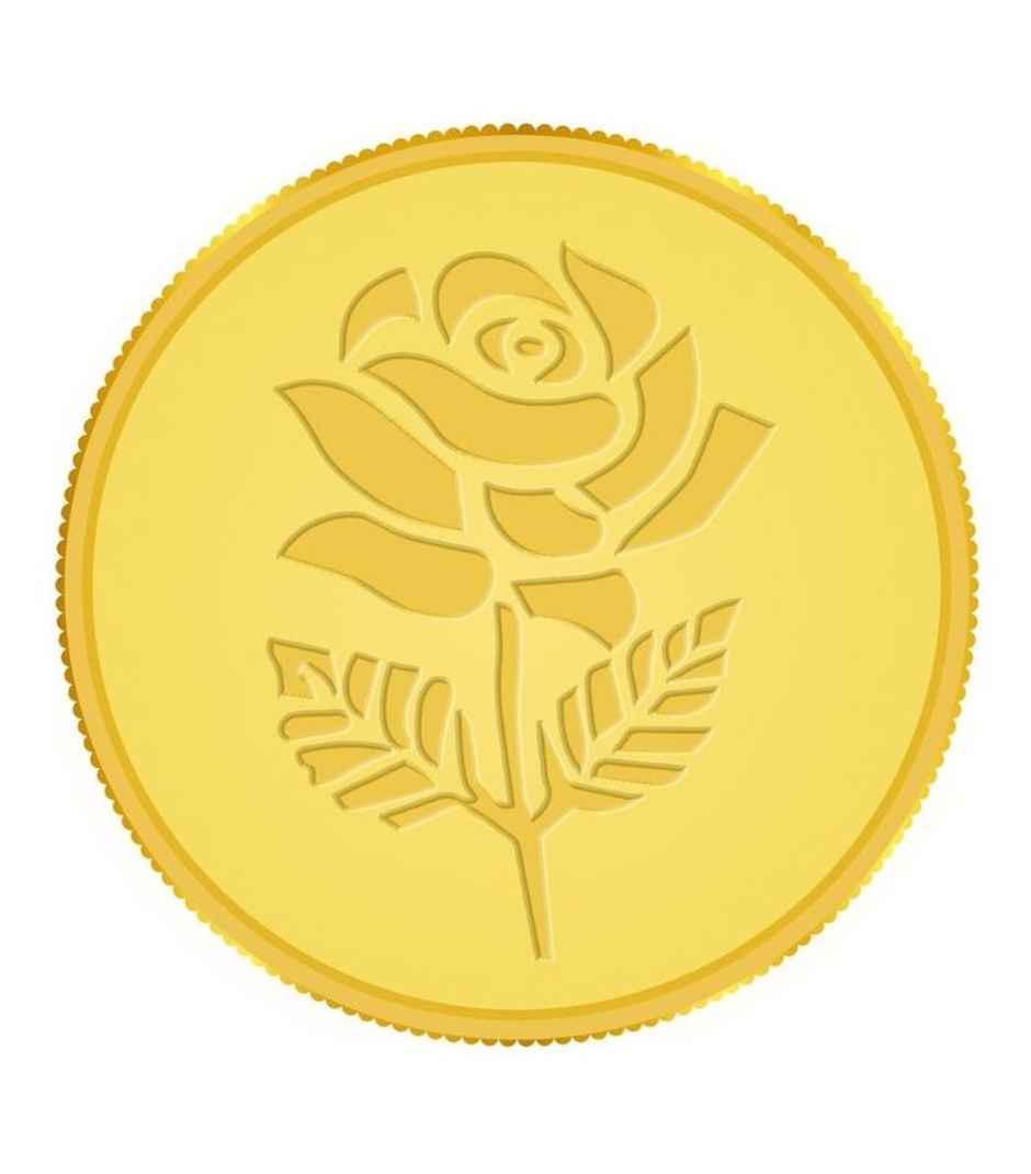 Malabar Gold & Diamonds 24K 999 Pure Gold Coin - Rose