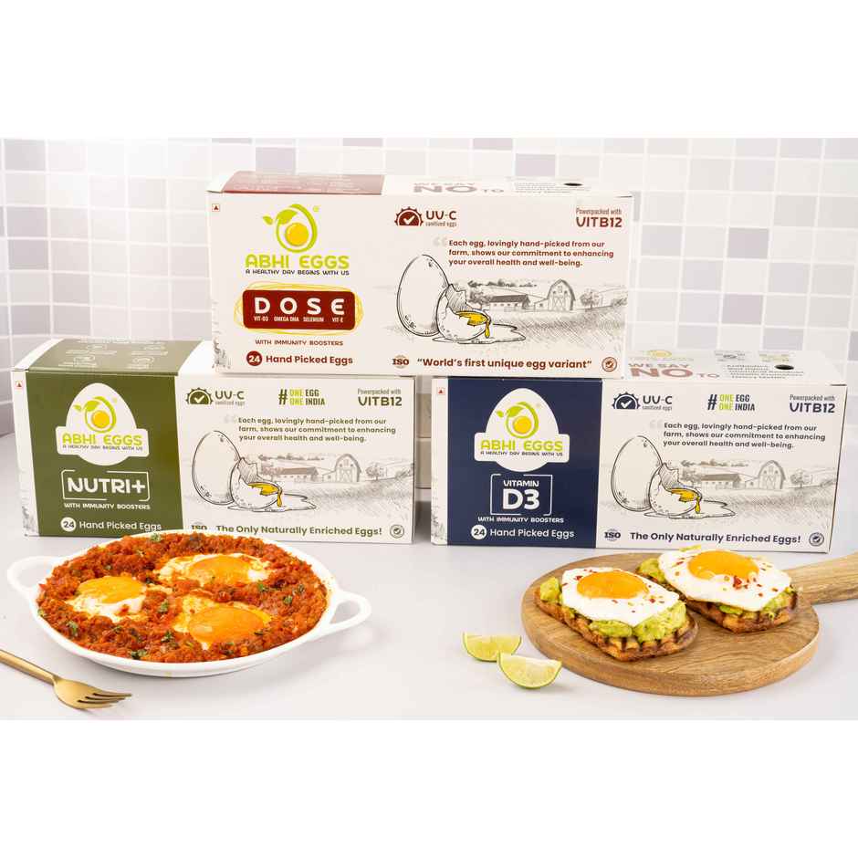 Abhi Nutri+ White Eggs