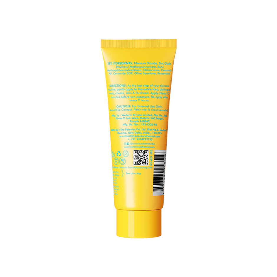 Conscious Chemist Sun Drink Hybrid Lightweight Gel Sunscreen SPF 50 PA++++ UVA/UVB With Ceramides