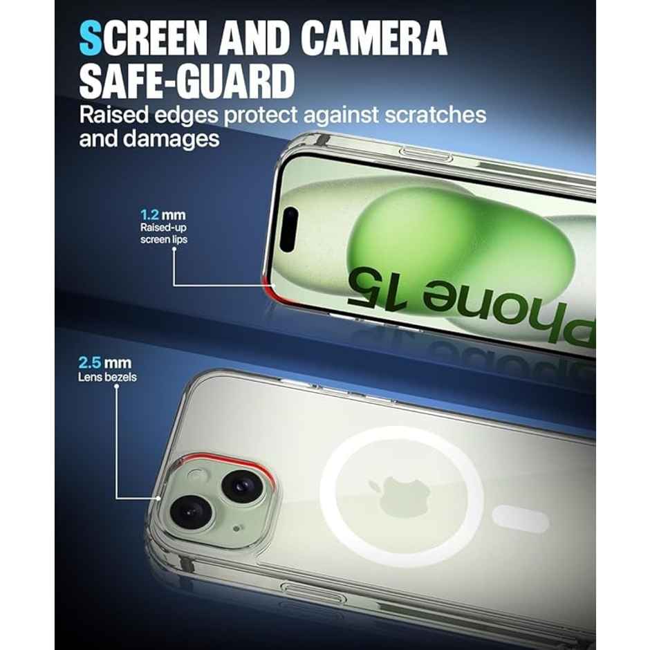 Techvor Back Case Cover Compatible for iPhone 11 Back Case Cover | Compatible with MagSafe