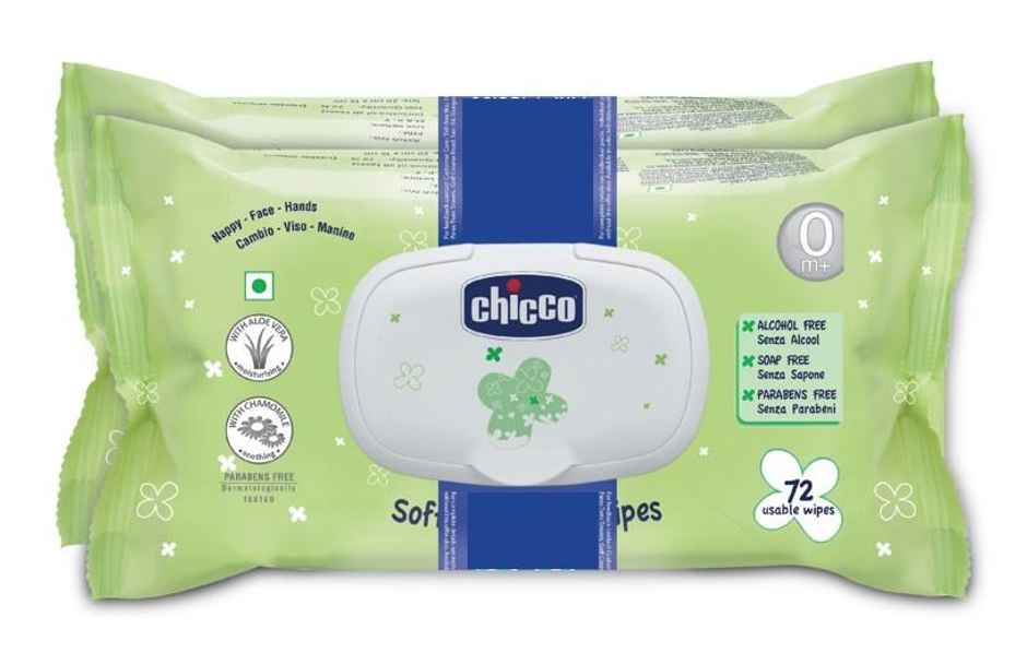 Chicco Soft Cleansing Wipes Bipack