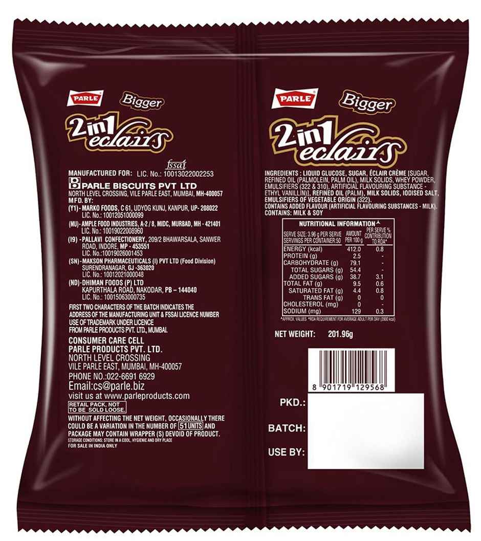Parle Bigger 2in1 Eclair