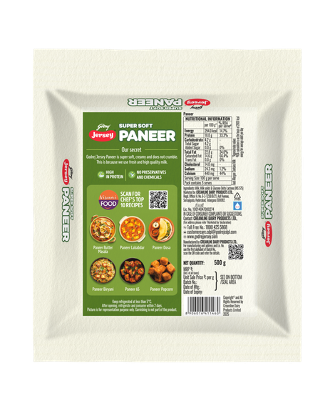 Godrej Jersey Fresh Soft Paneer