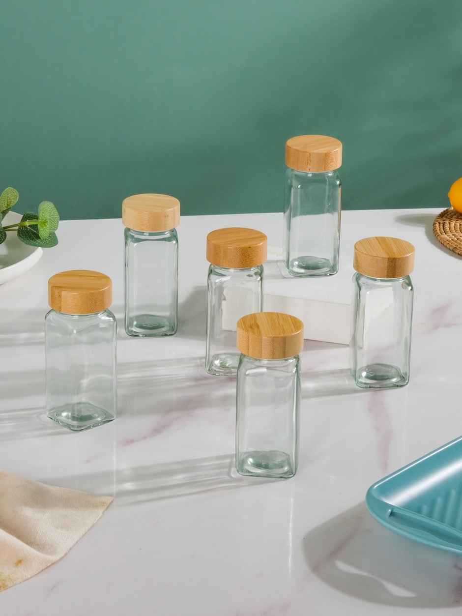 Nestasia Seasoning Jars With Lid Set Of 6 100ml