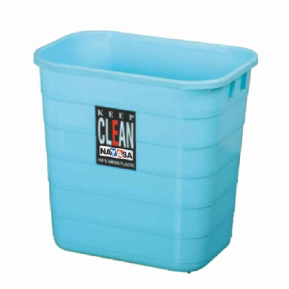Nayasa Waste Paper Open Top Dustbin Durable Plastic Garbage Bin | Assorted