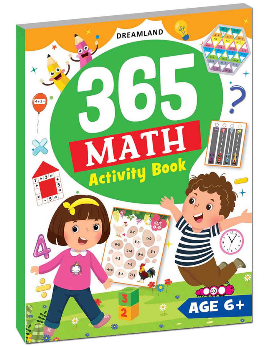 365 Math Activity Book for kids|Fun Math Exercises For Children With Interactive Activities Book