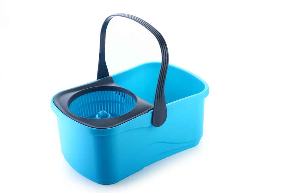 Proclean Elegant Bucket Spin Mop | With Telescopic Rod - 19-22 mm | With 2 Microfiber Mop