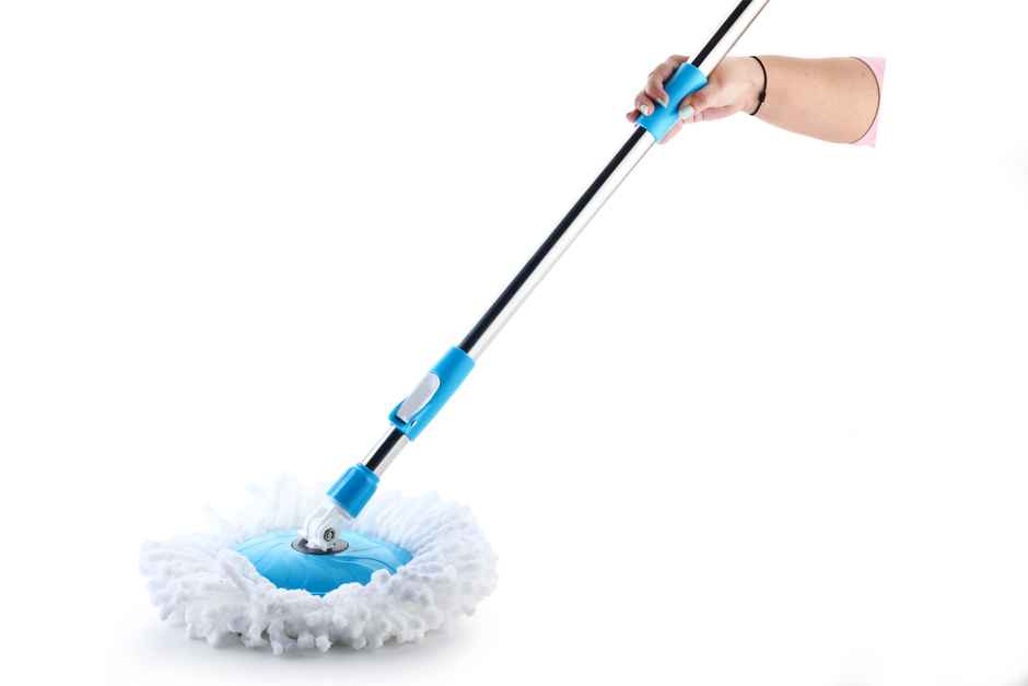 Proclean Elegant Bucket Spin Mop | With Telescopic Rod - 19-22 mm | With 2 Microfiber Mop