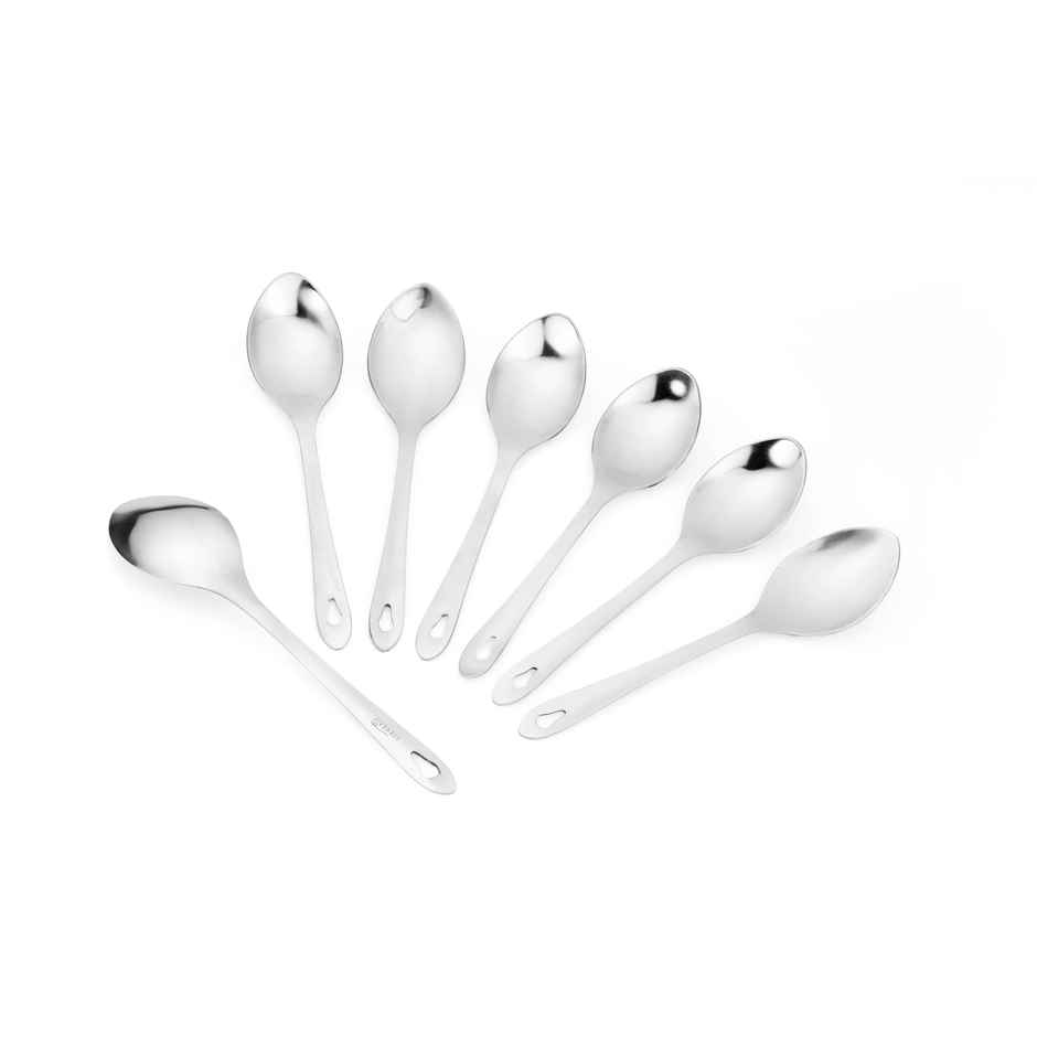 Everest Stainless Steel Desert Big Regular Spoon | Set of 6 Pcs
