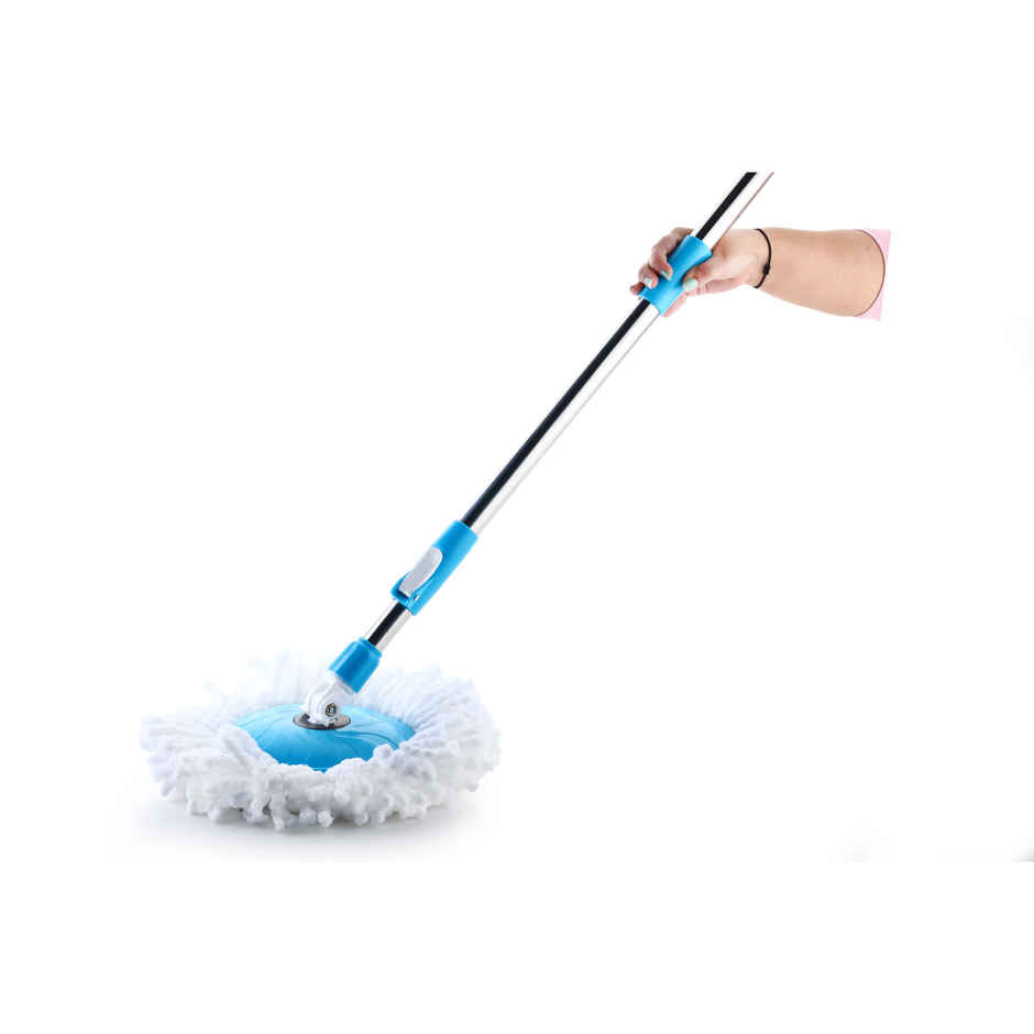 Proclean Elegant Bucket Spin Mop | With Telescopic Rod - 19-22 mm | With 2 Microfiber Mop