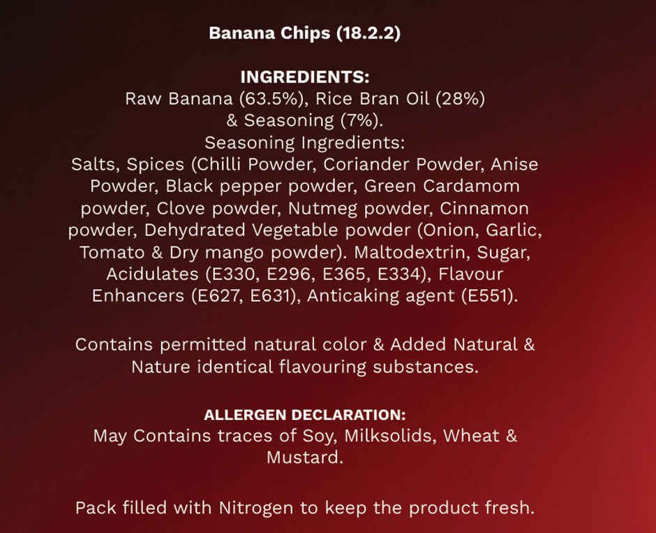 Beyond Snack Vibe - Long Banana Chips - Masala Mingle