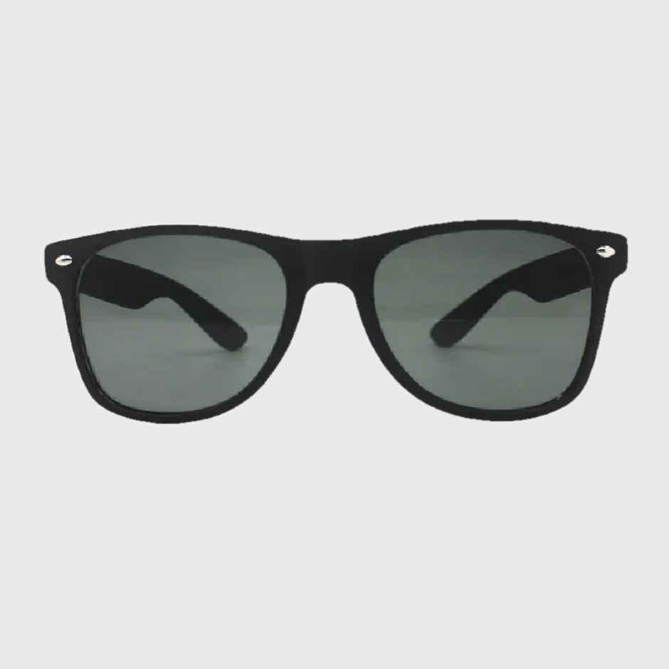 Se7en Unisex Geometric Plastic Sunglasses | Blue - L