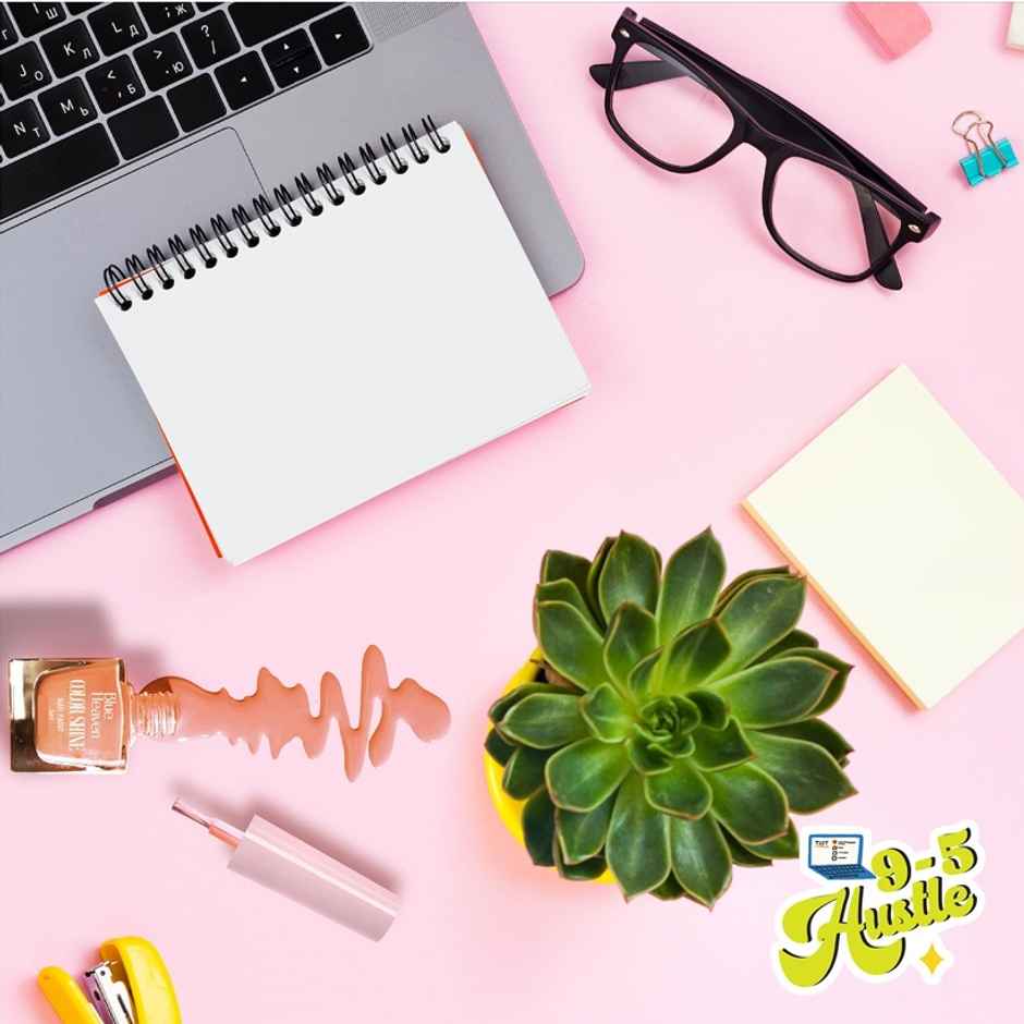 Blue Heaven Color Shine Nail Polish Kit - 9 To 5 Hustle | Office-Friendly Everyday Shades