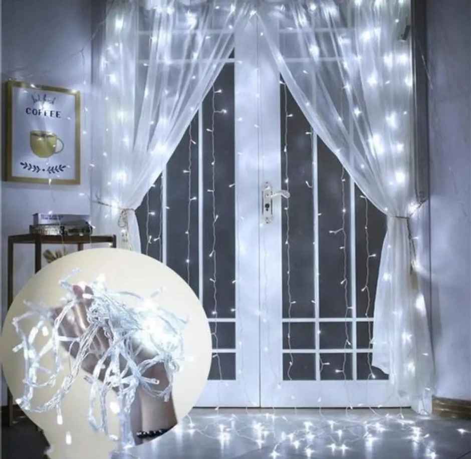 Desidiya Rice String Lights - 12 Meters White Pure And Bright Illumination For Weddings & Events