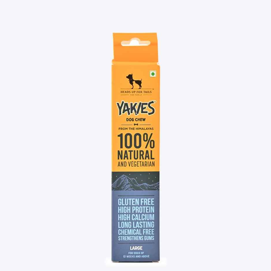 HUFT Yakies Chew Bone Dog Treat Large,12 Weeks And Above Pack